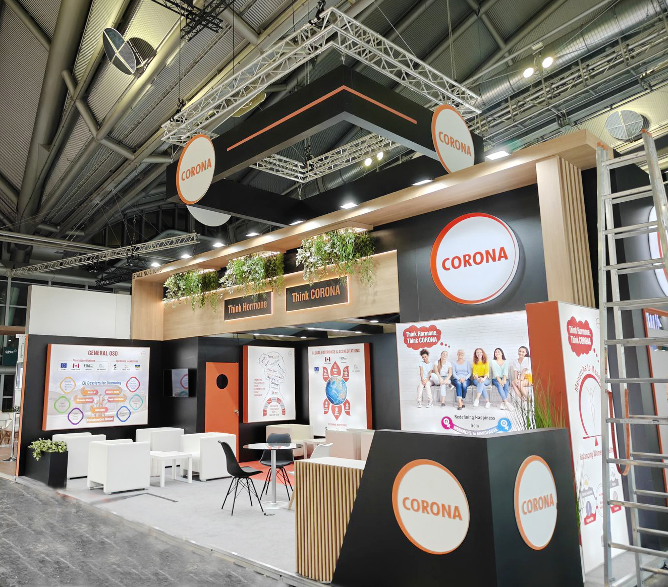 Corona exhibition booth CPHI 2025 (28-30 Oct 2025) Frankfurt, Germany by Silverline