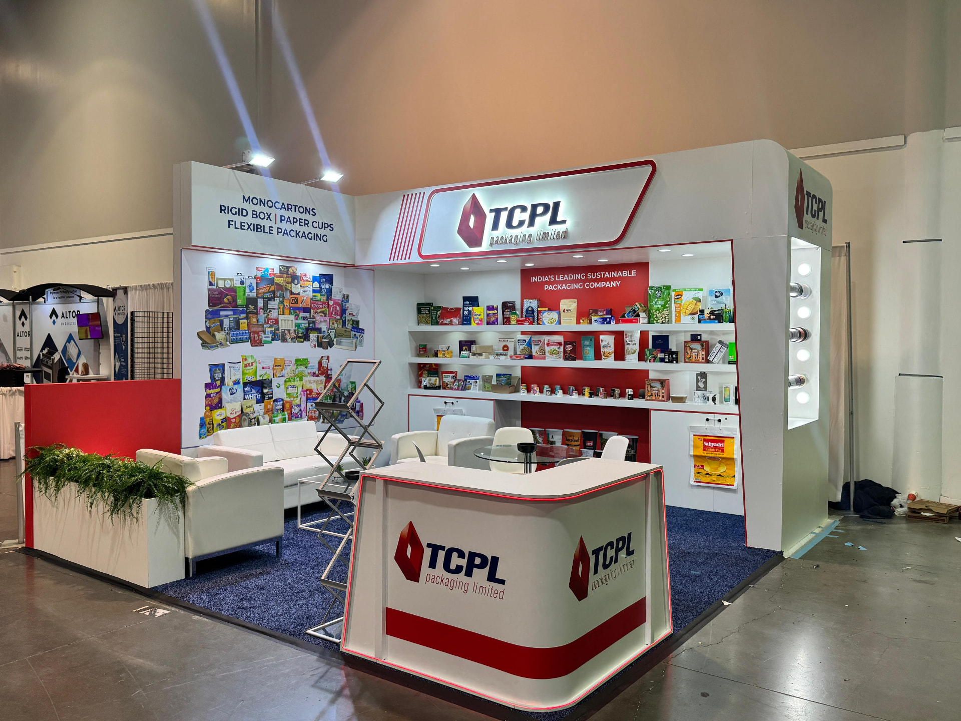 TCPL Packaging Limited exhibition booth Pack Expo 2025 Las Vegas, USA by Silverline